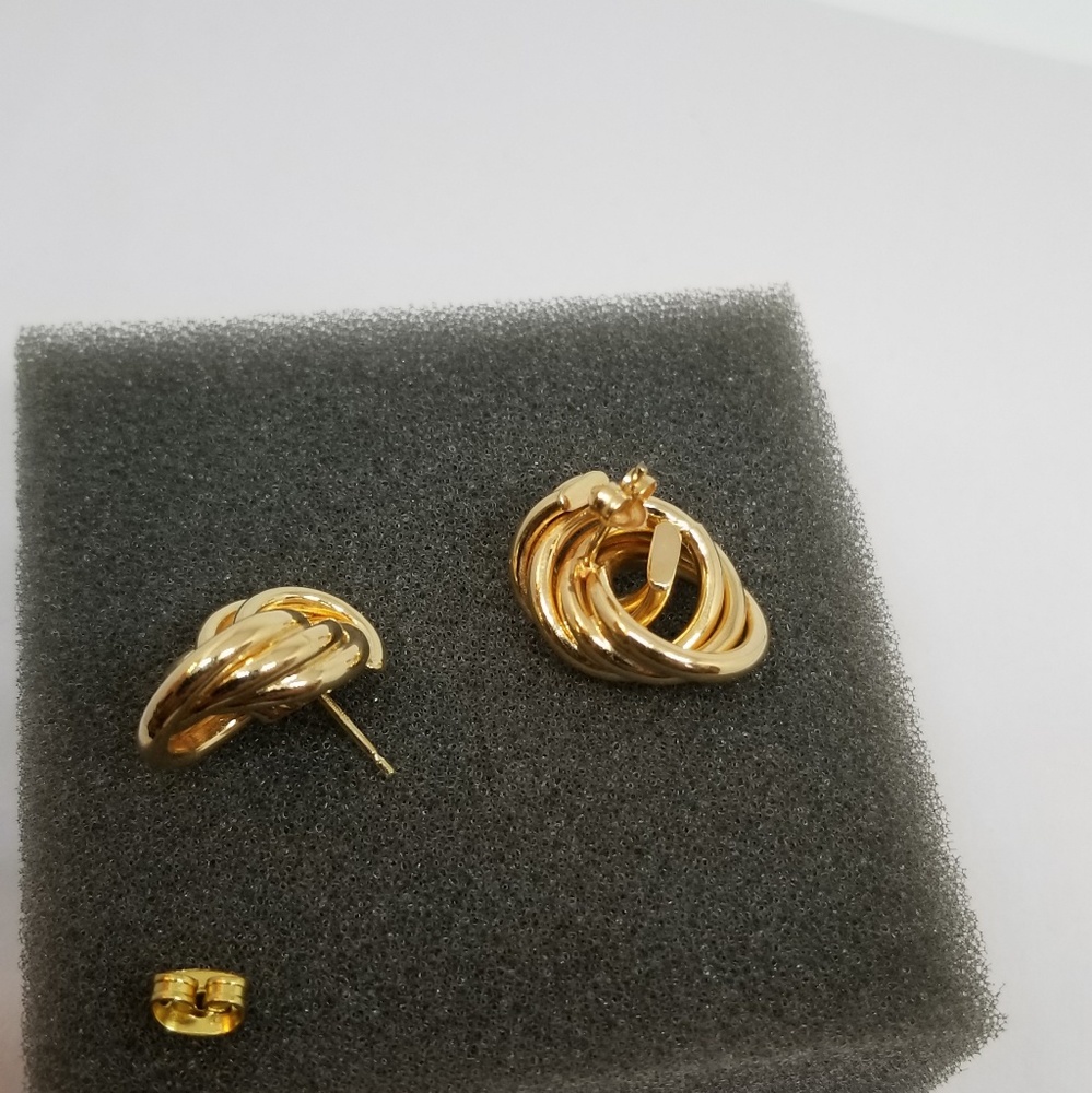 14K Gold Earrings - Picture 3 of 3